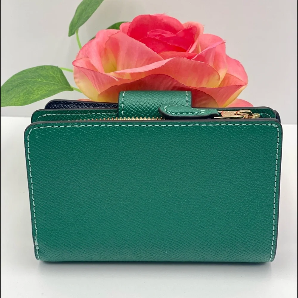 Coach Medium Corner Zip Wallet - Picture 9 of 11